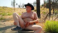 Simscristian05 naked sitting and walking in sheer outfit flashing outdoors publicly!