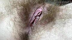 New Toy Testing Leads To Big Clit Orgasm In Hairy Pussy Closeup