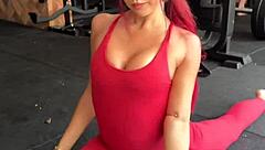 Backstage Gym Flashing And Prep Scene With Atlanta Moreno And Maximo Garcia