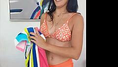 jade greene makes me feel so excited in this cum face challenge game