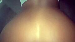 Sneaky living room sex with big ass amateur shaking and taking monster cock in pussy