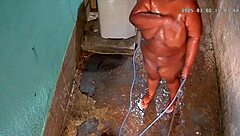 did you see the hidden camera catching this busty milf showering and flashing her huge natural tits outside?