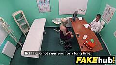 fake hospital doctor fucks freshly shaven petite pussy 😏