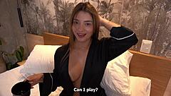 Sharing the bed with my big ass stepsister turns into her offering up that tight pussy for deep fucking