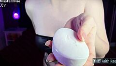 Miss Faith Rae gives detailed humiliating jerk off instructions with cum eating and mouth soaping