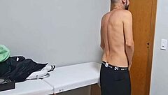 Boldly sharing bathroom with sexy brunette babe, fucked her until she peed