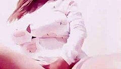 Sharing a goodnight kiss moment