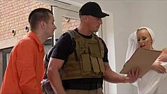 mature4k tells how horny british milf neighbour fucked a burglar, sucked his cock, and got hardcore action