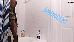 I love stroking my dic in the shower for that off the cloc homemade thrill