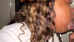 hey check this ebony bbw sucking strangers big black cock at gloryhole