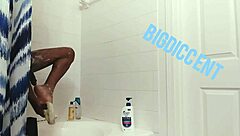 I love stroking my dic in the shower for that off the cloc homemade thrill