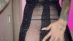 Young colombian woman has sex in a car on public roads with luna vitaler and duvan saray!