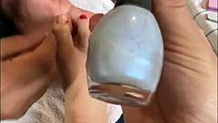 hey followers, chatting here and showing off my sexy bare feet and toes, what do you think?