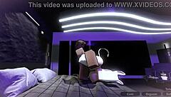 Pounding a Bold Roblox Slut Intensely in My Private Condo Sex Session