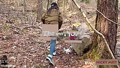 Stranger with monster cock, why are you fucking me rough outdoors?