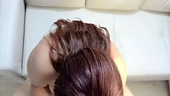 Lencería Roja Pov Milf Gina Halime Baña Sus Tetas En Semen Con Gran Culo Cabalgando Polla