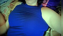 Young woman with narrow pussy feels intense desire for older man to penetrate until creampie