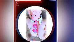 Young woman with narrow pussy feels intense desire for older man to penetrate until creampie