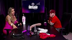 Nerdy Latina Teen From Usa Gets Interviewed In See Through Outfit During Casting With Vibrator Play