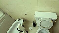 hey, check this out - cuckold wife sneaks off to bathroom at party for wild fucking with guest in lingerie and heels