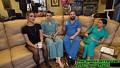 Human guinea pigs experiment in Canadian hospital with Asian nurse roleplay and hairy armpit fetish