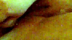 Mzslippery Fat BBW Masturbates Hairless Shaved Pussy in Front of Mirror