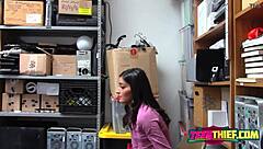 Emily Regrets Stealing as Horny Officer Bangs Her with Big Cock