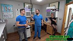 Human guinea pigs experiment in Canadian hospital with Asian nurse roleplay and hairy armpit fetish