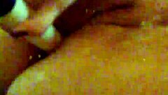 Mzslippery Fat BBW Masturbates Hairless Shaved Pussy in Front of Mirror