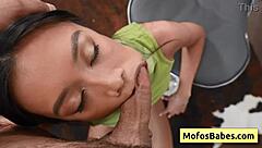 petite philippine brunette slut suck huge dick and swallow it deep