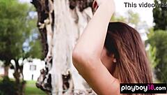 hey glamorous big boobed ukrainian beauty gloria sol, why strip naked and tease in that hammock?