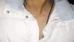 after the party, i lost the bet and had to pay up with my wet pussy!