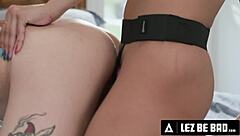 Big Tits Olive Glass Strap-On Swaps With Petite Alexis Tae In Passionate Lesbian Fuck