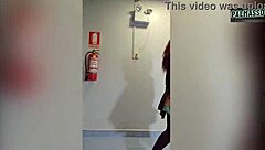 madura milf with curly hair gets caught in warehouse and agrees to outdoor anal to pay off her debts