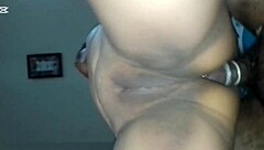 i spy on mom's friend while masturbating then dive into double penetration with anal creampie action