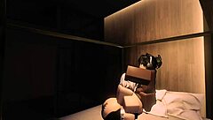 that whore begged for my big black cock and got rough creampie thrusting in her big tits