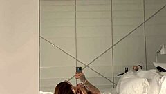 Hot Luiza Marcato delivers steamy morning blowjob and handjob with her big ass