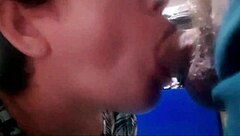 sexy asian teen gives outdoor blowjob for extra cash after blindfold trick in public encounter