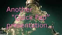 quickfap session unfolds as lulu chu delivers intense BLOWJOB with ball licking, swallowing cum in interracial solo play