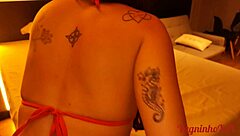 i relaxed after the party by enjoying time with my girlfriend vagninho and holy rubi