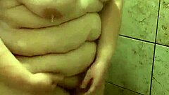 curvy bbw wife gets caught washing up in the homemade shower video