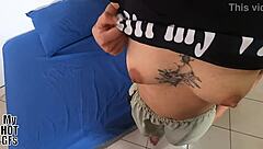 subtly teasing legal latina teen into first-time casting with hairy pussy and natural tits