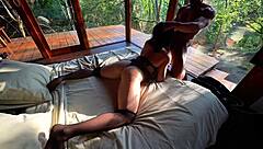 oh my god, why does my husbands stepbrother fuck me so savagely in the wild nature?!