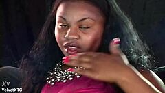 i'm a curvy black babe with big natural tits doing a pov casting interview with dirty talk