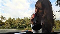 uh, like cowgirl ridin' on the car hood til i orgasm... ya know?