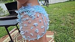 Young Latina begs to invite her friend over before riding cowgirl and taking it doggystyle in amateur POV.