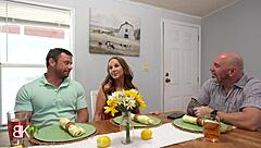 Horny Stepmom Swallows Big Cock While Licking Pussy in Cheating Affair