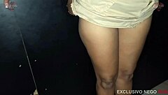 Wife Turns into Slutty Whore Enjoying Humiliation from Big Black Cock at Outdoor Gloryhole