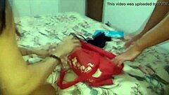 Blonde and brunette amateurs ride big tits after work in intriguing doggystyle session