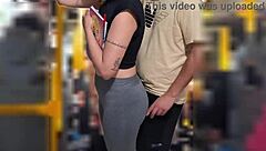 In a bold public fantasy, the slutty student flashes her ass on the bus and gets a cumshot outdoors.